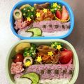 Chaaa_room's cooksnap of when they made キャラ弁☆簡単☆新幹線.