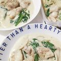 ねーねママ's cooksnap of when they made 超簡単！鶏もも肉とほうれん草のクリーム煮.
