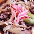 お山のエイ's cooksnap of when they made 我が家の牛丼.