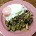 comi3's cooksnap of when they made アジアン風☆挽肉と茄子とキャベツの炒め物.
