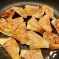 アリエちゃん's cooksnap of when they made 焼売の皮でﾊﾟﾘﾊﾟﾘチーズおつまみ.