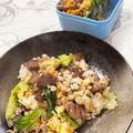 ちゃまたまご's cooksnap of when they made 病みつき！牛肉のガーリックチャーハン.