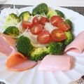 スタイリッシュママ's cooksnap of when they made キャベツベースサラダ②ブロッコリー&ハム.