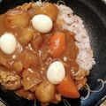 プルンバゴ's cooksnap of when they made カレーライスにうずらの卵♡.