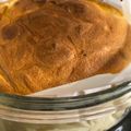 クック1K2O57☆'s cooksnap of when they made 蜂蜜ヨーグルトのスフレケーキ.