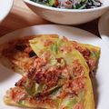 ruris7's cooksnap of when they made 桜えびとセロリのぺったん焼き.