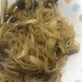 はちみつココア's cooksnap of when they made 糸こんにゃくとしめじのきんぴら.