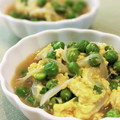 ともみん❤'s cooksnap of when they made 簡単★新玉ねぎとグリーンピースの卵とじ★.
