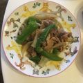 sakutakuhitoshu's cooksnap of when they made 豚小間♡野菜生姜焼き.