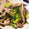 マルスまま's cooksnap of when they made 材料３つ！セセリとニンニクの芽の炒めもの.