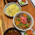チャトラ２１'s cooksnap of when they made ガッツリ男飯！新玉ねぎde甘辛牛丼♪.