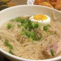 ONE★MAYU★'s cooksnap of when they made 冬も夏もピッタリ鶏塩そうめん（にゅうめん.