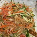 クック26PAK7☆'s cooksnap of when they made 簡単！お惣菜屋さんの中華風春雨サラダ.