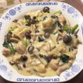 クックELABZ1☆'s cooksnap of when they made ♡チキンとキノコほうれん草のクリーム煮♡.