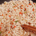 のり花's cooksnap of when they made 鶏そぼろ☆簡単しっとりめんつゆお弁当に.