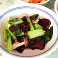 ともこキッチン's cooksnap of when they made 骨強化！小松菜ときくらげのオイスター炒め.