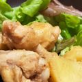 emi☆24's cooksnap of when they made 止まらない！鶏手羽元とじゃがいもの甘辛煮.