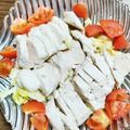 華honey's cooksnap of when they made 作り置き☆レモン風味のサラダチキン.