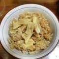 たまご建設's cooksnap of when they made しじみ出汁のたけのこご飯.