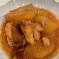 かどりんこ's cooksnap of when they made 鶏大根　味しみ美味　フライパンで7分.