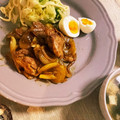 mack♪♪♪'s cooksnap of when they made 鶏と新玉のカレー照り焼き♪.