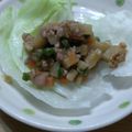 rai☆yuaママ☆'s cooksnap of when they made ひき肉そぼろ（肉味噌）のレタス包み.
