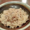 へのへのもへの's cooksnap of when they made 胡麻油が香ばしい！味噌で炊き込みご飯　.