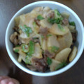 コマアキ's cooksnap of when they made 大根と豚肉のめんつゆバター炒め.