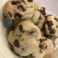 saki1010's cooksnap of when they made とっても柔らかチョコチップクッキー♪.