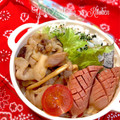 YUH♡ママ's cooksnap of when they made エリンギと豚バラのめんつゆバター炒め.