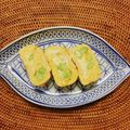 コムギ大好き's cooksnap of when they made 枝豆チーズのふんわり卵焼き.