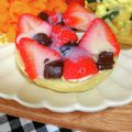 KBBキッチン☆'s cooksnap of when they made 苺とハイカカオチョコ♡に練乳トースト.
