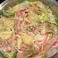 IKUSHIO's cooksnap of when they made とってもヘルシー！白菜ミルフィーユ鍋.