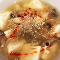 くま五郎's cooksnap of when they made レンチンで簡単　きのこと豆腐のスープ.