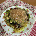 クック49L4Ho☆'s cooksnap of when they made 簡単おいしい☆ほうれん草のお好み焼き.