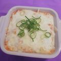 メイプル⌘'s cooksnap of when they made 長芋＆豆腐ソースの餅キムチーズグラタン.