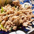 あたむ❤189's cooksnap of when they made パクチーと挽き肉の炒め物.