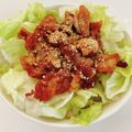 こーやんたん's cooksnap of when they made 激ウマ！簡単！さっぱり豚肉サラダ丼☆.