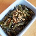 jagao's cooksnap of when they made 【学校給食】茎わかめのしょうが炒め.