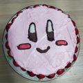 かにさんこ's cooksnap of when they made キャラケーキ カービィ.