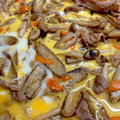 tomitomico's cooksnap of when they made ご飯すすみ過ぎ✣豚とごぼうの甘辛♪卵とじ.