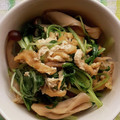 ゆきらっくま's cooksnap of when they made 油揚げ・きのこ・水菜の麺つゆ炒め.