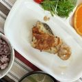 ぐりtoぐら's cooksnap of when they made グリルパンの塩サバ焼きです。.
