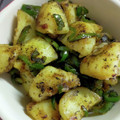 さくさくぱんた's cooksnap of when they made 簡単☆じゃがいもとピーマンのゴマ和え.