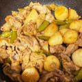 yuki☆N6's cooksnap of when they made 里芋と豚肉のピリ辛炒め.