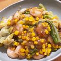 ビビ♡'s cooksnap of when they made 海老とアスパラの塩炒め.