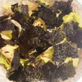 boobiibooo's cooksnap of when they made 簡単すぎっ！レタスと海苔のサラダ.