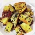 アクィ♡'s cooksnap of when they made 簡単！ほっこりさつま芋炒め.