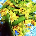 ミラクルクルygro's cooksnap of when they made 簡単★スナップエンドウの玉子炒め.