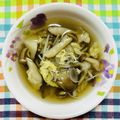 チェックのミニくま's cooksnap of when they made 食べて元気に♪キノコたっぷりスープ.